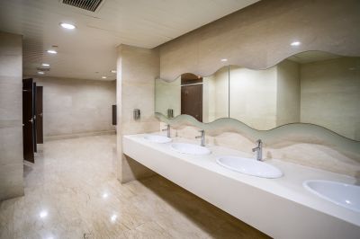 Expanded Bathroom Layout